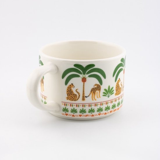 Panter servies Verde – keramiek – jungle design