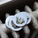 Onderzetters Bosdieren – Set van 4 – Kurk – Ø 10 cm