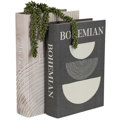Decoratieboek Bohemia Off-White met Opbergruimte – 33 cm