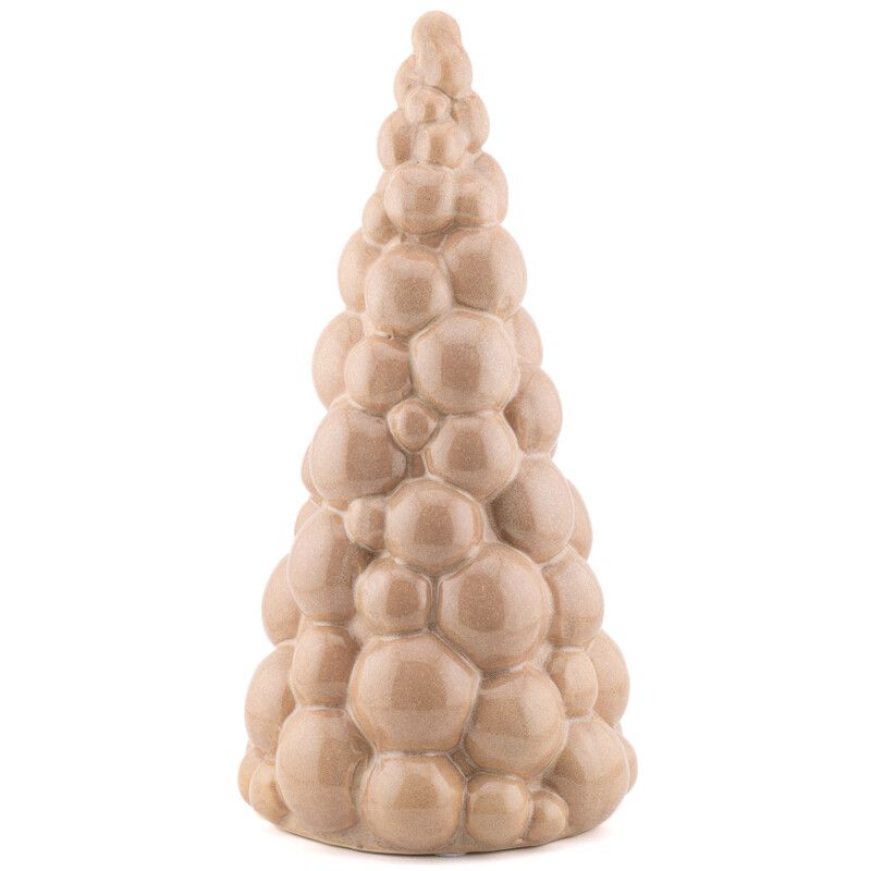 Kerstboom Ornament Fir Beige Keramiek – 18 & 24 cm