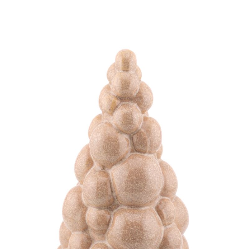 Kerstboom Ornament Fir Beige Keramiek – 18 & 24 cm