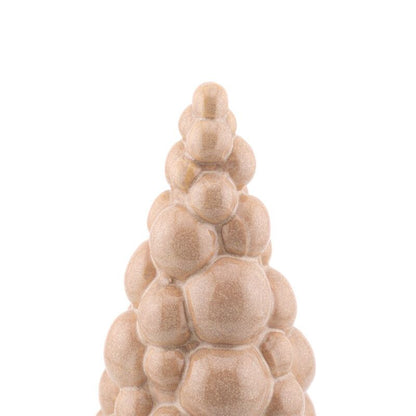 Kerstboom Ornament Fir Beige Keramiek – 18 & 24 cm