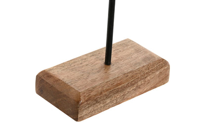 Shell Ornament on Mango Wood Base – 29 cm