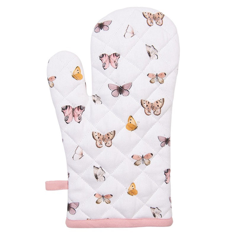 Ofenhandschuh Schmetterlingsmotiv – 18x30 cm