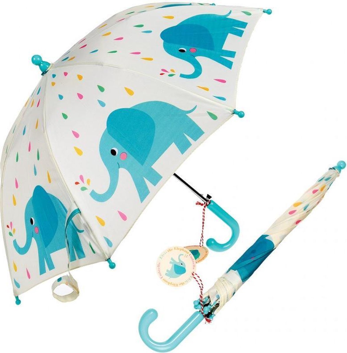 Kinderschirm Elefant „Elvis“ – 52 cm – Rex London