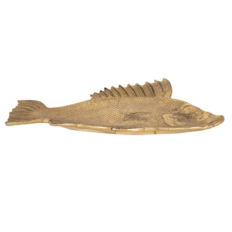 Gouden Visvormige Decoratieve Schaal – Luxe Plateau