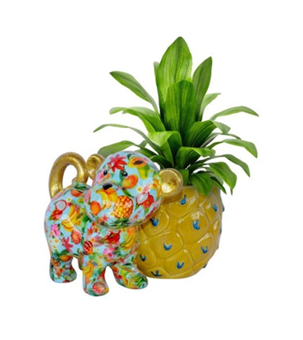 Bloempot Aap met Ananas – (4 varianten)