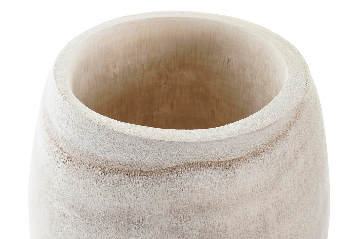 Paulownia Houten Pot Naturel 16 x 16 x 18 cm
