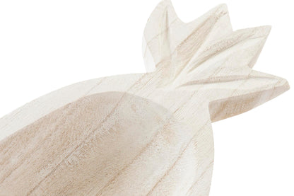 Paulownia Houten Decoratieschaal Ananas - Naturel - 39 x 16 x 5 cm
