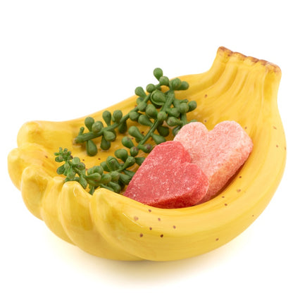 Gelbe Keramik-Bananenschale – Verspieltes Design – 19,7 cm