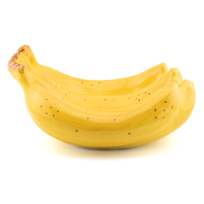 Gelbe Keramik-Bananenschale – Verspieltes Design – 19,7 cm