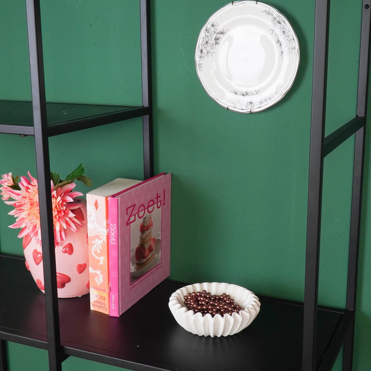 Ribbel Schaal Klein – Wit – Kaarsenzand & Keukenschaal – 15 cm