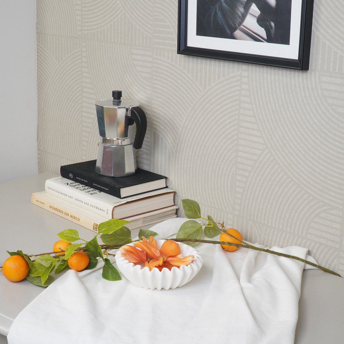 Ribbel Schaal Klein – Wit – Kaarsenzand & Keukenschaal – 15 cm