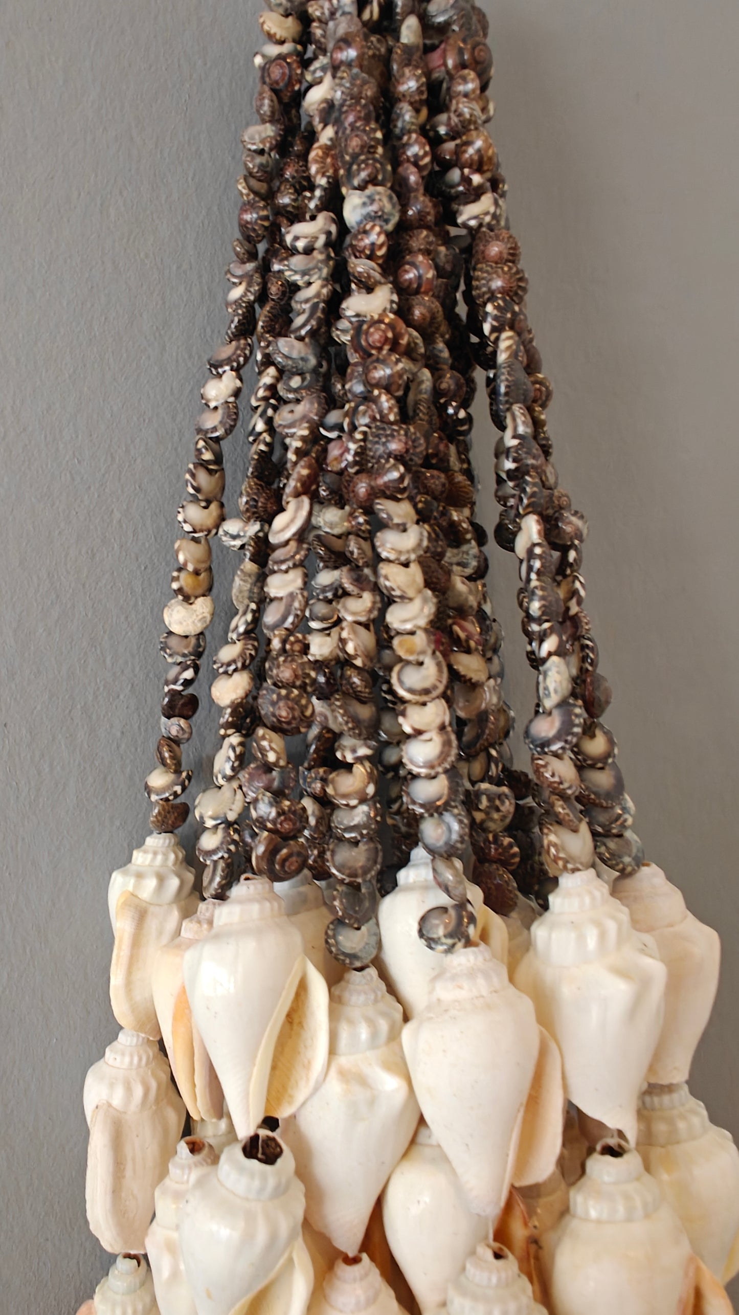 Gordon Brute – lange schelpenhanger uit Indonesië – 110 cm