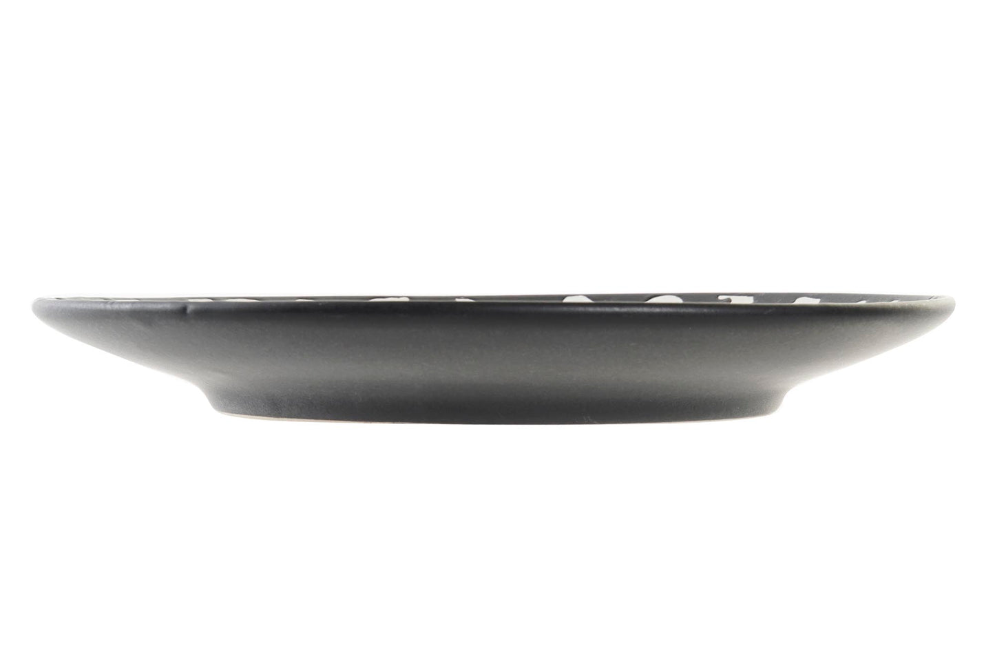 Set of 3 Black and White Animal Print Plates – Ø 20 cm Ceramic – Jungle Style