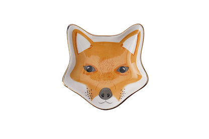 Fuchs Schmuckschale – Beige Keramik
