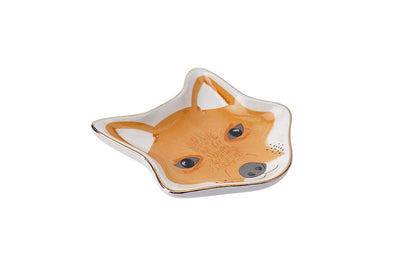 Fuchs Schmuckschale – Beige Keramik