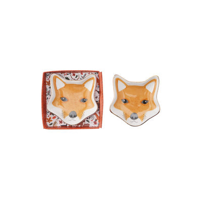 Fuchs Schmuckschale – Beige Keramik