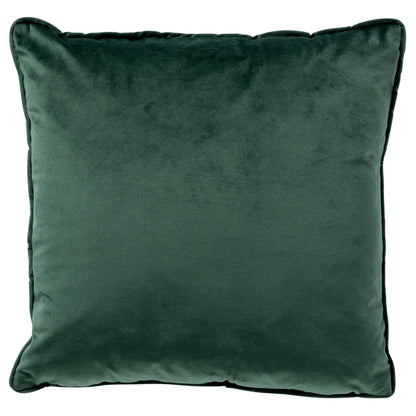 Kerstkussen Groen Velvet – Gouden Rendieren – 45x45