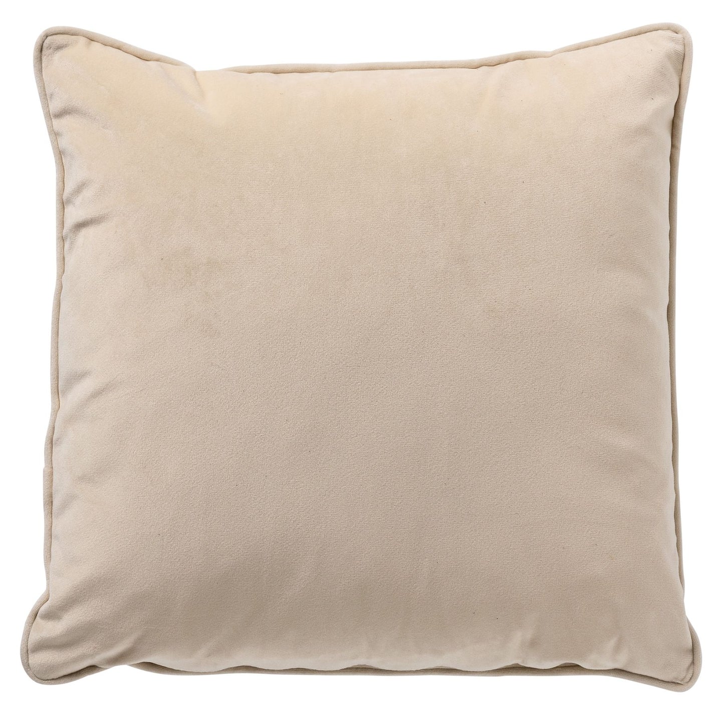 Kerstkussen Wit Velvet – Gouden Rendieren – 45x45