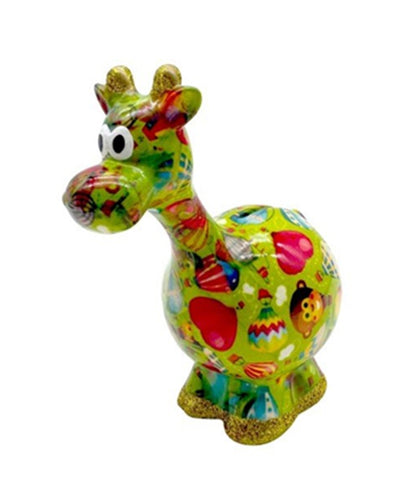 Pomme Pidou spaarpot giraffe Lola in Air Balloons Gardengreen – keramiek 15,5 cm