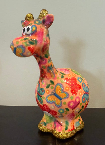 Spaarpot Giraffe Lola – Venetian Sweet Butterflies