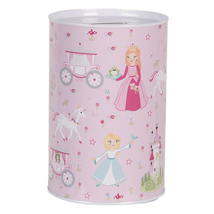Prinzessin &amp; Einhorn Spardose – Rosa Dose