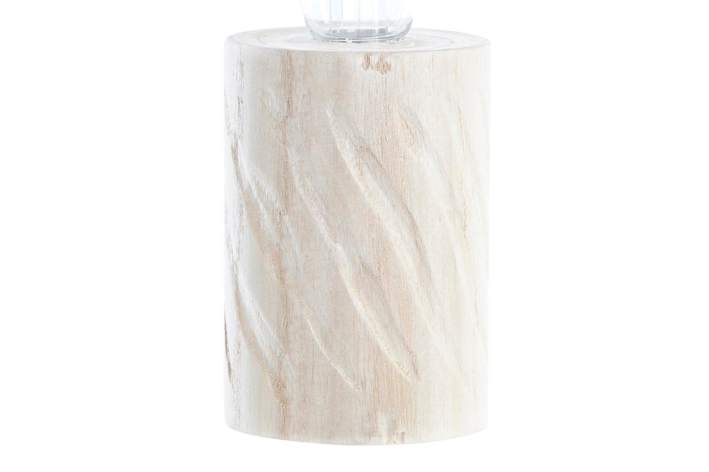 Houten LED Tafellamp Naturel - Draadloze Sfeerlamp
