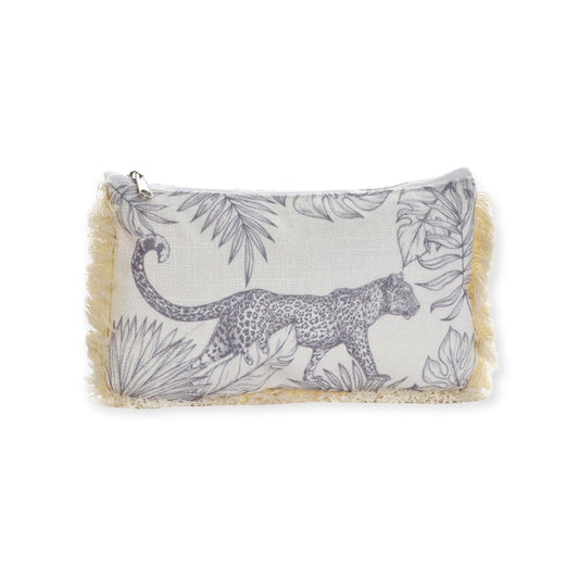 Make-up Tasje Panter- of Jungleprint – Stoffen Etui