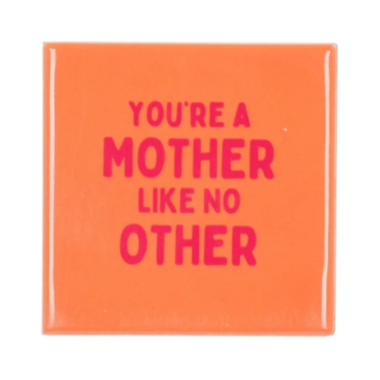 tegeltje mother like no other oranje roze moederdag cadeau keramiek ophangbaar