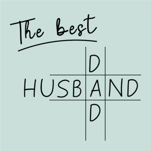 tegeltje the best dad cadeau papa blauw keramiek