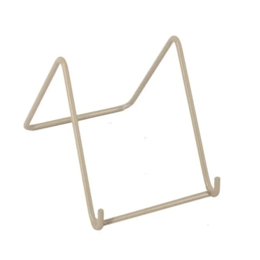 tegeltjeshouder beige metaal houder tegeltje minimalistisch