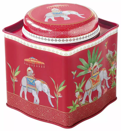 Elefantenrote Teedose – Orientalisches Design | Easy Life Marajah