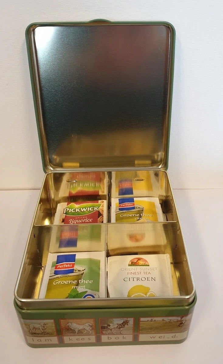 Nostalgische Teedose Monkey Nut Mies – Retro Bilddose