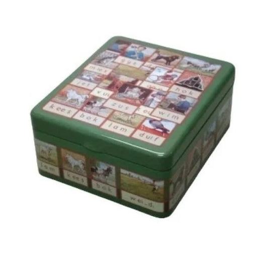 Nostalgische Teedose Monkey Nut Mies – Retro Bilddose