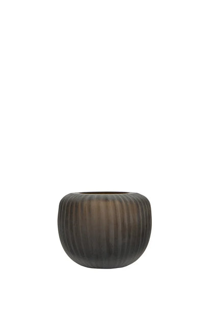 Light & Living OPALINE waxinelichthouder grijsbruin Ø 11 x 9 cm