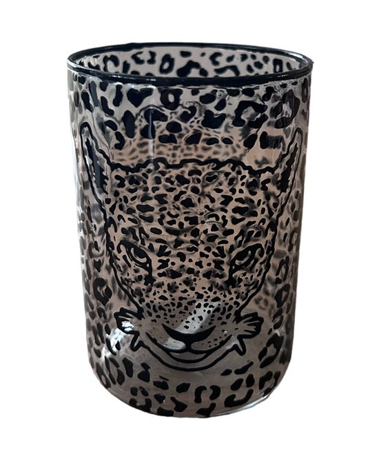 Epoxy Theelichthouder Panterprint – Goud of Zwart