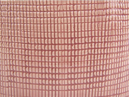 Theelichthouder Triangle Roze – Keramiek – 3 Hoogtes