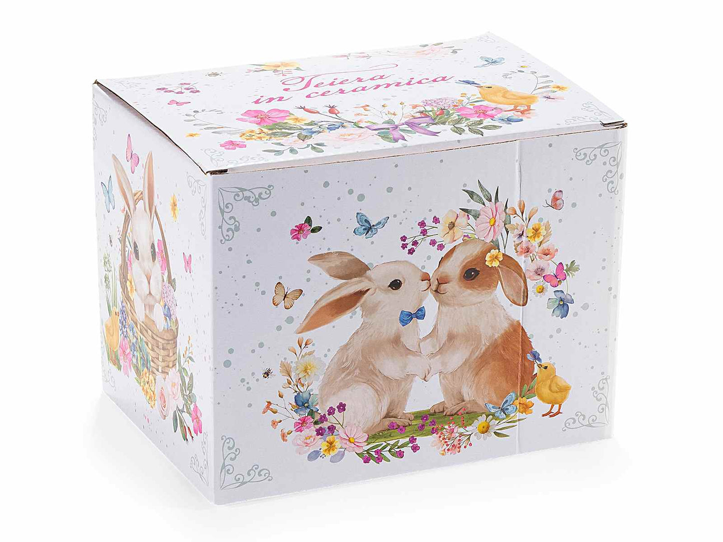 Keramiek Konijnen Theepot 1L – Theepot met Konijnenoren & Cadeaudoos