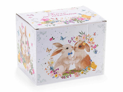 Keramiek Konijnen Theepot 1L – Theepot met Konijnenoren & Cadeaudoos