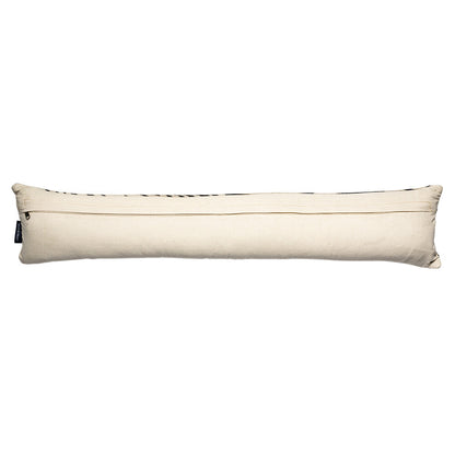 Tochtkussen Zebra 90 cm – Luxe Koeienleer Tochtrol