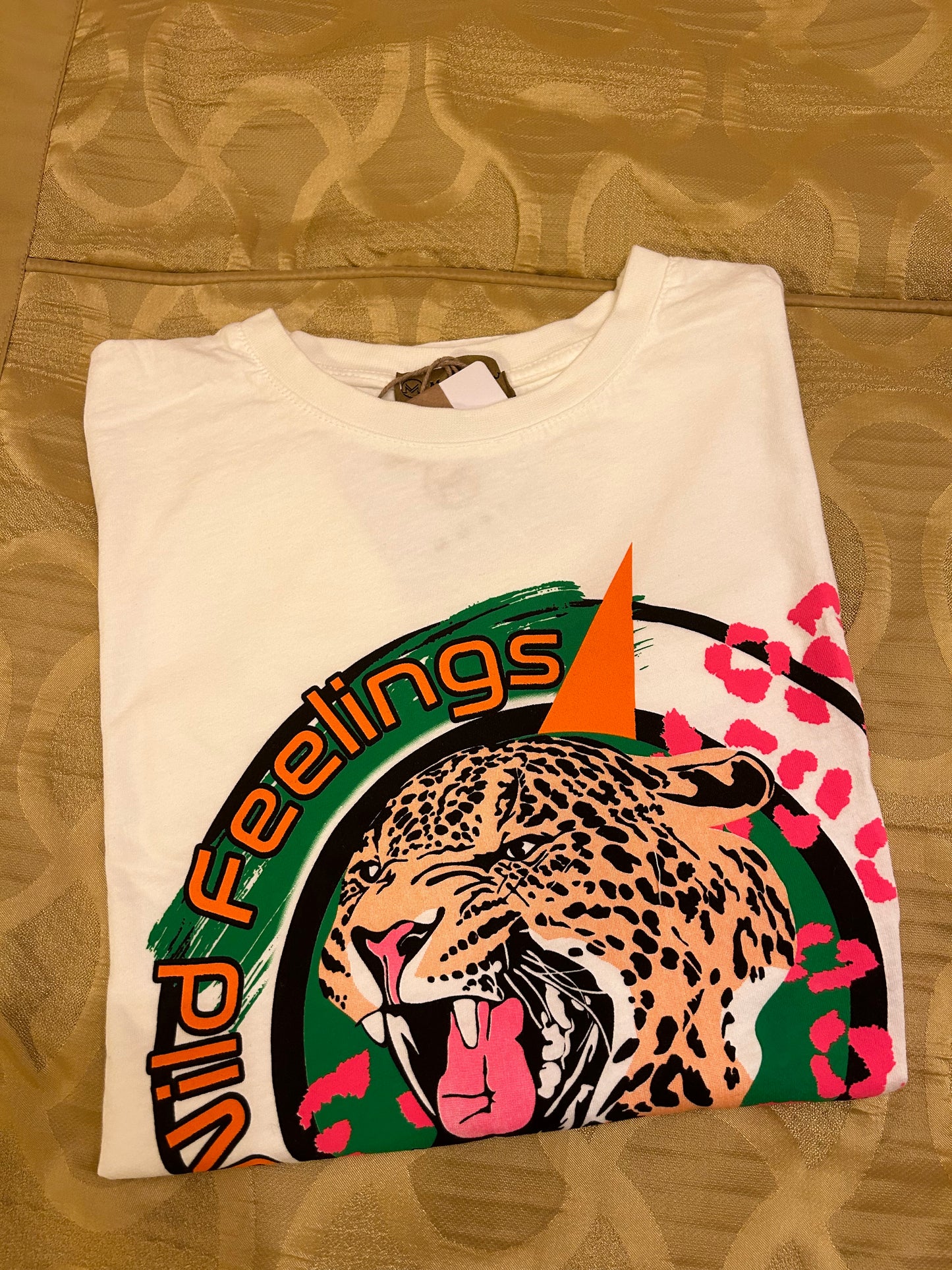 Panter T-shirt Wild Feelings – Onesize – 4 Kleuren