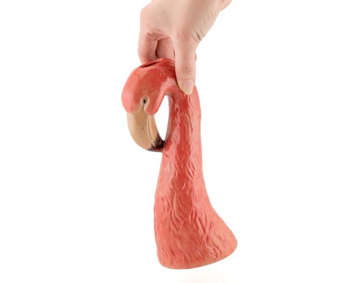Flamingo Vaas Roze – Keramische Dierendecoratie 21 cm