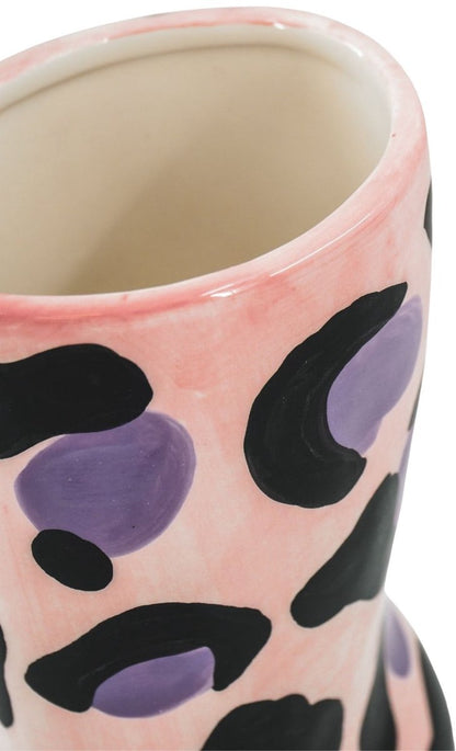Panterprint Laars Vaas – Keramiek – 24 cm