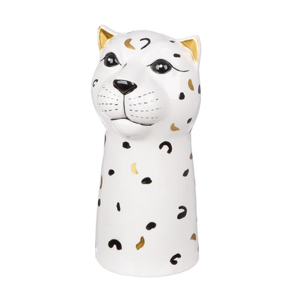 Leopardenkopfvase – gestreifte oder gepunktete Keramik