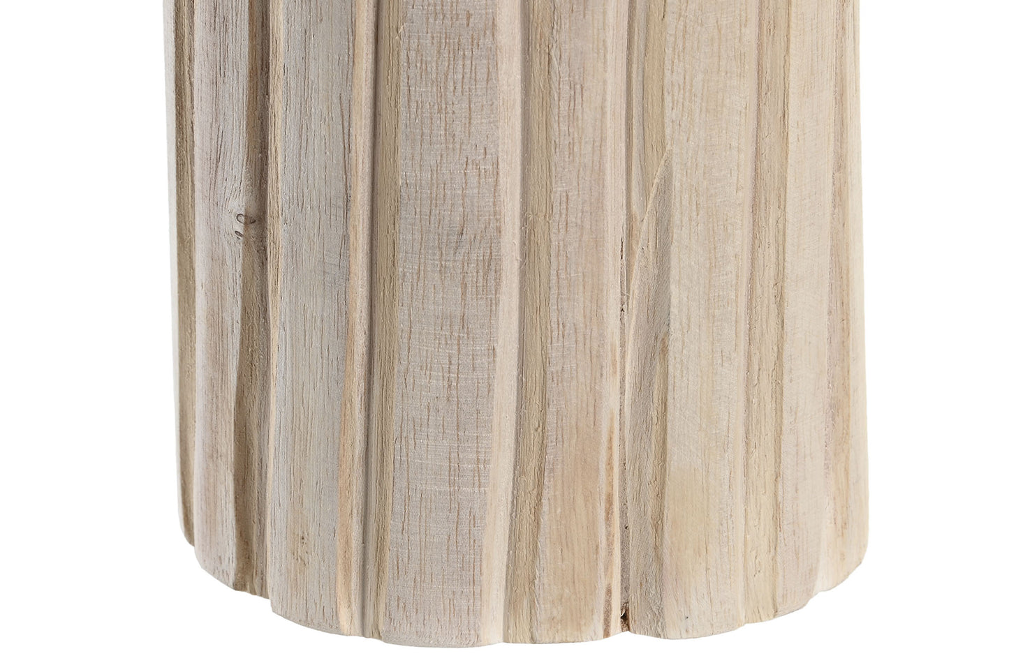 Paulownia Houten Vaas Naturel - 15 x 15 x 30 cm