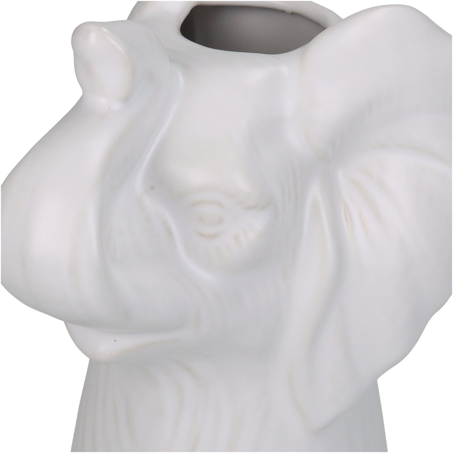 Witte Olifantenvaas – Vaas in Olifantvorm