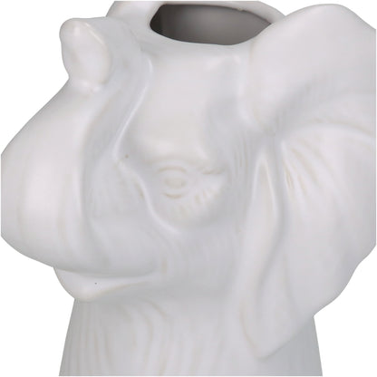 Witte Olifantenvaas – Vaas in Olifantvorm