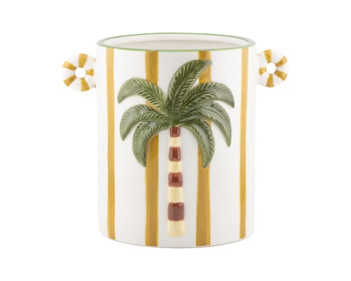 🌴 Palmboom Vaas Palora – Keramische Tropical Eyecatcher