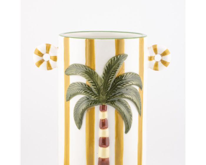 🌴 Palmboom Vaas Palora – Keramische Tropical Eyecatcher